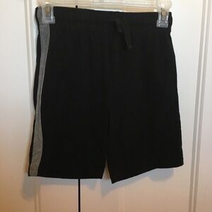 Black and gray boys size medium 7/8 shorts nwot